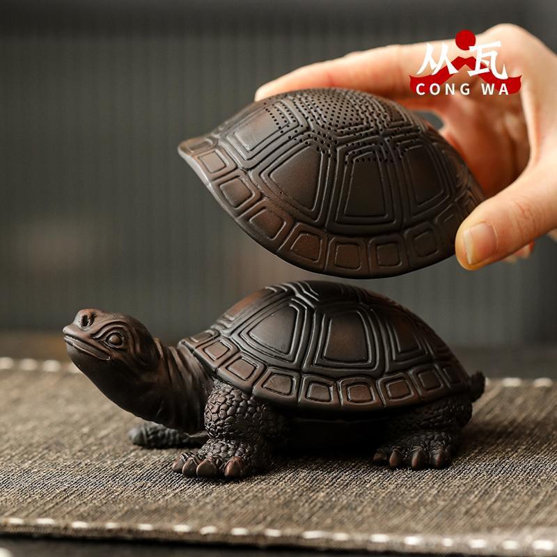 Đồ gốm tím Fujia thế giới lọc trà lưới lọc trà đồ trang trí vật dụng lọc trà phụ kiện trà đạo bộ lọc trà nắp