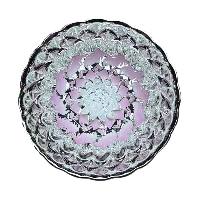 Tik Tok Open Kiln Hot Phong cách Chủ nhân Cốc trà Cốc trà Jianzhan Cốc trà Chén hoa sen Hoa nở phú quý tất cả bạc hoa sen