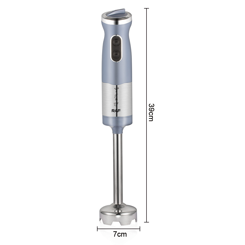 Máy xay thực phẩm gia dụng cầm tay xuyên biên giới tiêu chuẩn Châu Âu RAF Máy xay thanh nấu ăn bằng thép không gỉ cầm tay điện 355