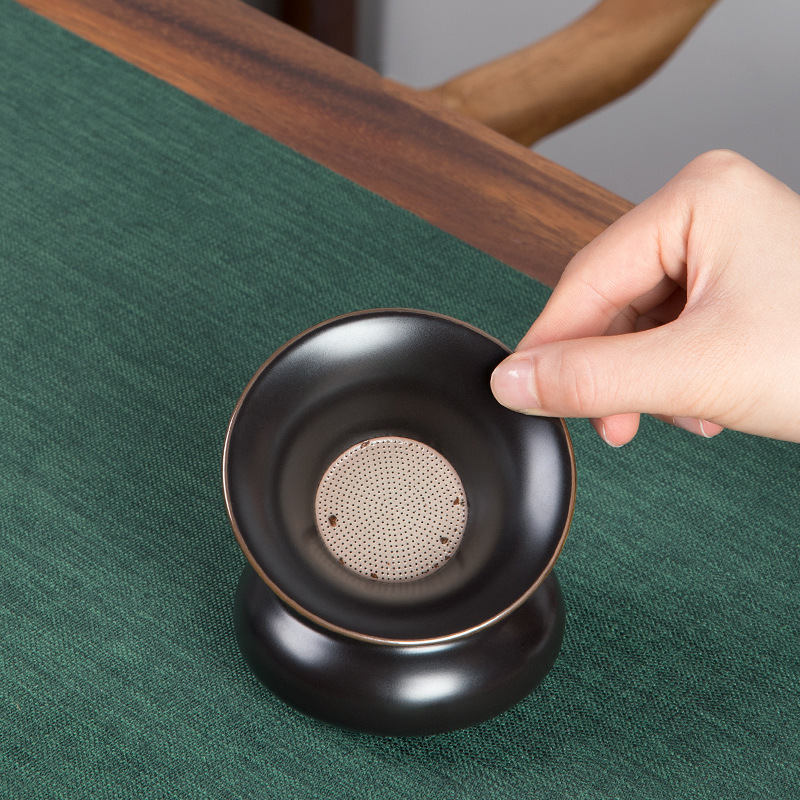 Bộ ấm trà Kung Fu cổ điển, bộ ấm trà văn phòng, chén trà có nắp gia dụng, quà lưu niệm cao cấp bằng gốm sứ