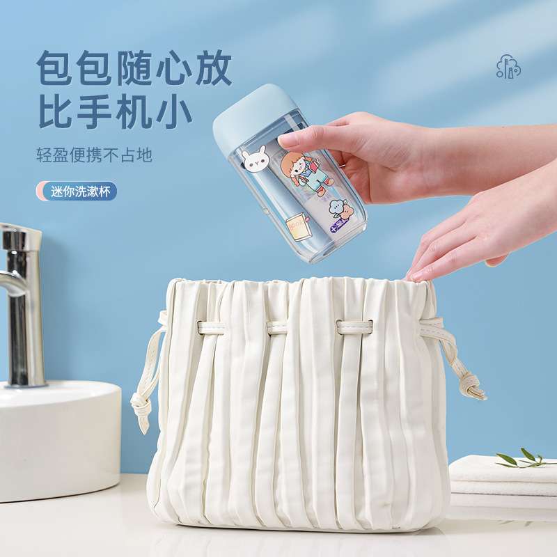 Gia công cốc đựng bàn chải đánh răng du lịch tùy chỉnh bộ bàn chải đánh răng rửa tay đa chức năng cốc đựng đồ vệ sinh cá nhân mini