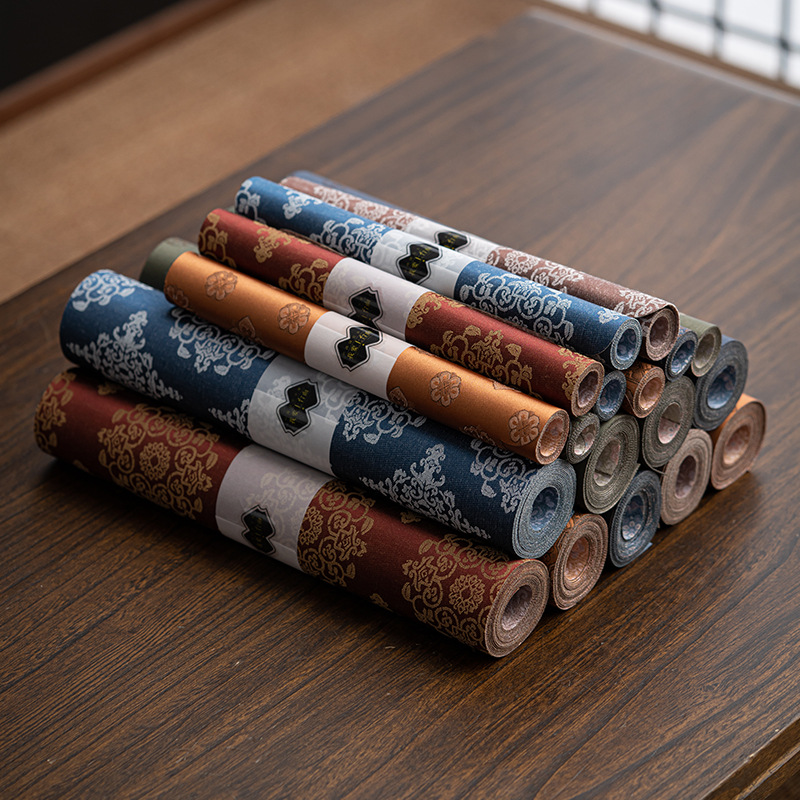 Daantang Trung Quốc Retro Tang Tuanhua Nhân văn Trà Chiếu làm bằng tay Trà gấm Bàn cờ Zen Không gian Trà Đề xuất