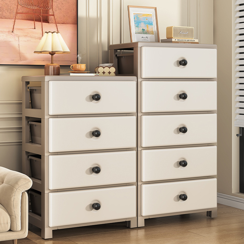 Tủ đựng đồ kiểu ngăn kéo 34cm Tủ đựng đồ bằng nhựa Tủ đựng đồ ăn nhẹ phòng khách Kệ để đồ dưới bàn làm việc nhiều tầng