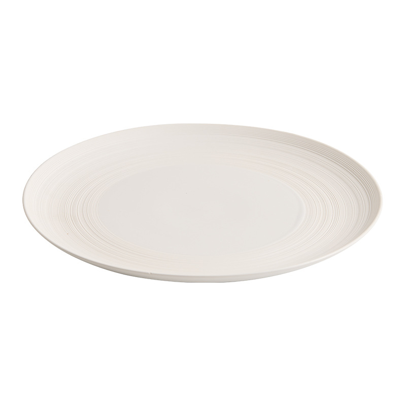 Đĩa đồ ăn phương Tây gốm sứ họa tiết đường nét đĩa bít tết đĩa bít tết đĩa gia dụng đĩa đĩa nhà hàng khách sạn cao cấp