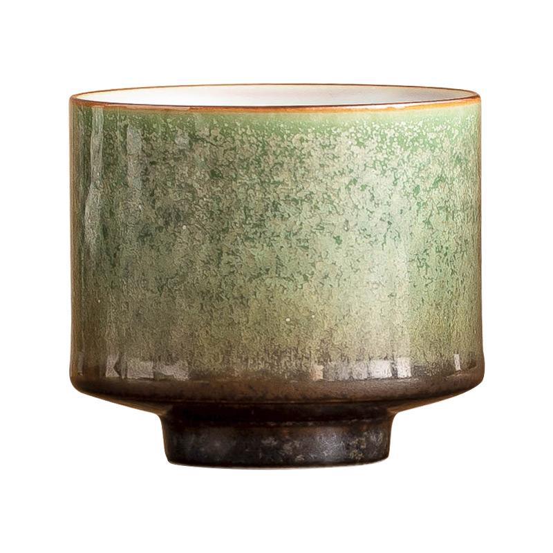 Cốc trà biến đổi lò, cốc chủ nhân, cốc sáp bầu trời đầy sao xanh, bộ trà cổ điển làm bằng tay, cốc trà, cốc trà, cốc trà