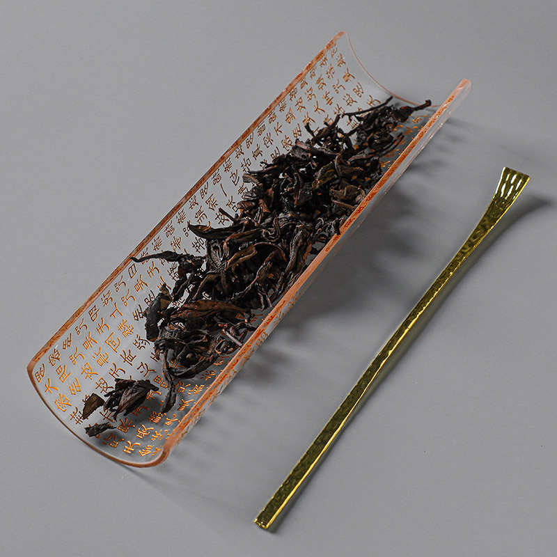 Phụ kiện trà Kung Fu Bộ trà Daquan Muỗng trà Cốc trà Kính Tâm Kinh Trà hái sen Dụng cụ trà đạo Dụng cụ pha trà