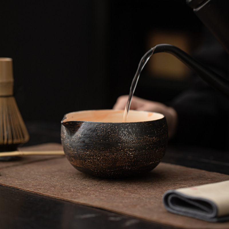 Bộ bốn miếng bột trà matcha thời nhà Tống, trà Baixi, công cụ matcha, bàn chải matcha, bát trà, máy khuấy, bình trà đứng