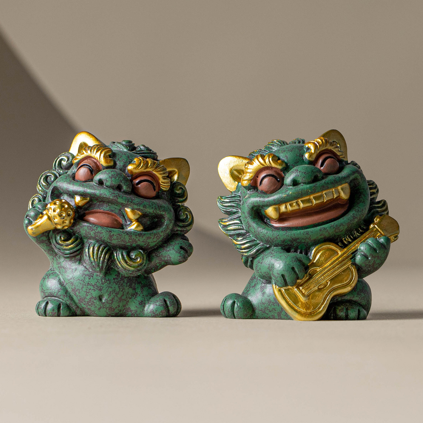 Đồ trang trí nhà cửa sáng tạo đồ trang trí thú cưng trà guitar Maiba