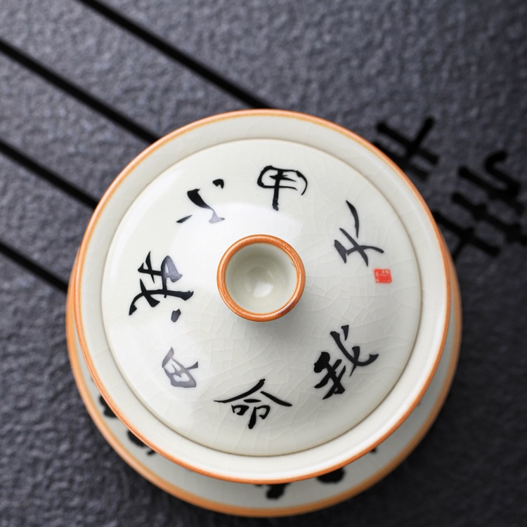 Cốc trà Ru Kiln Nezha phong cách bùng nổ cốc chủ nhân tinh tế cao cấp chuyên dụng cá nhân cốc đơn tách trà trà bộ trà