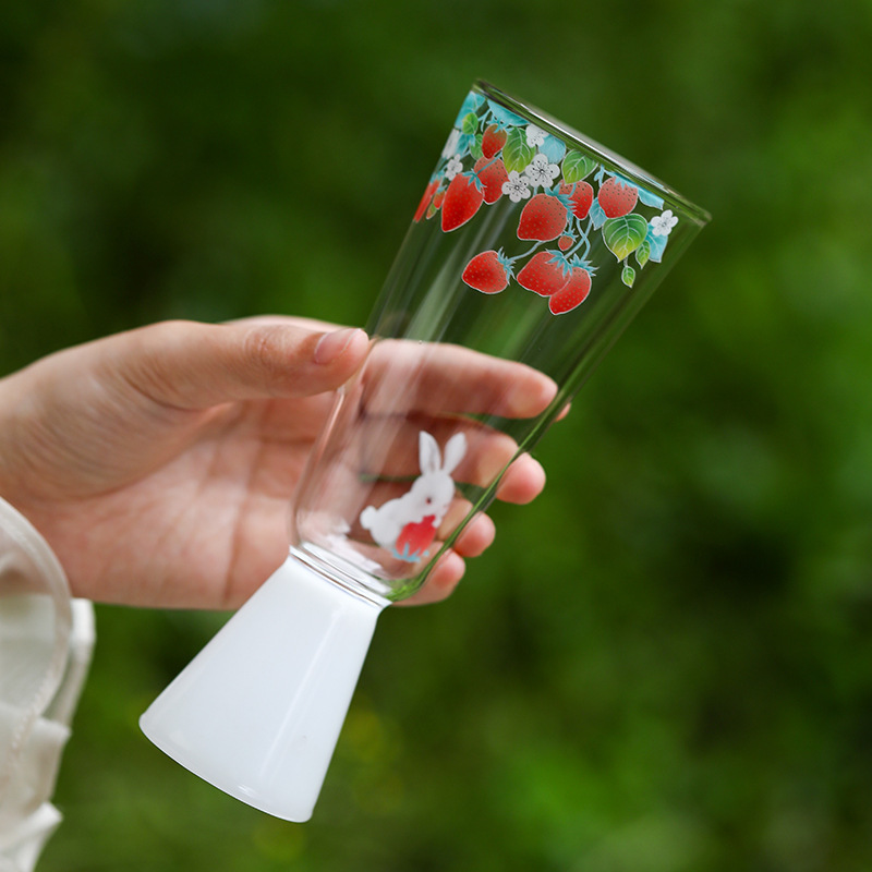 Cốc trà xanh cốc trà chuyên dụng cốc thủy tinh cốc nước cá nhân cao cấp Cốc pha trà cao cấp Boron cao chịu nhiệt độ cao