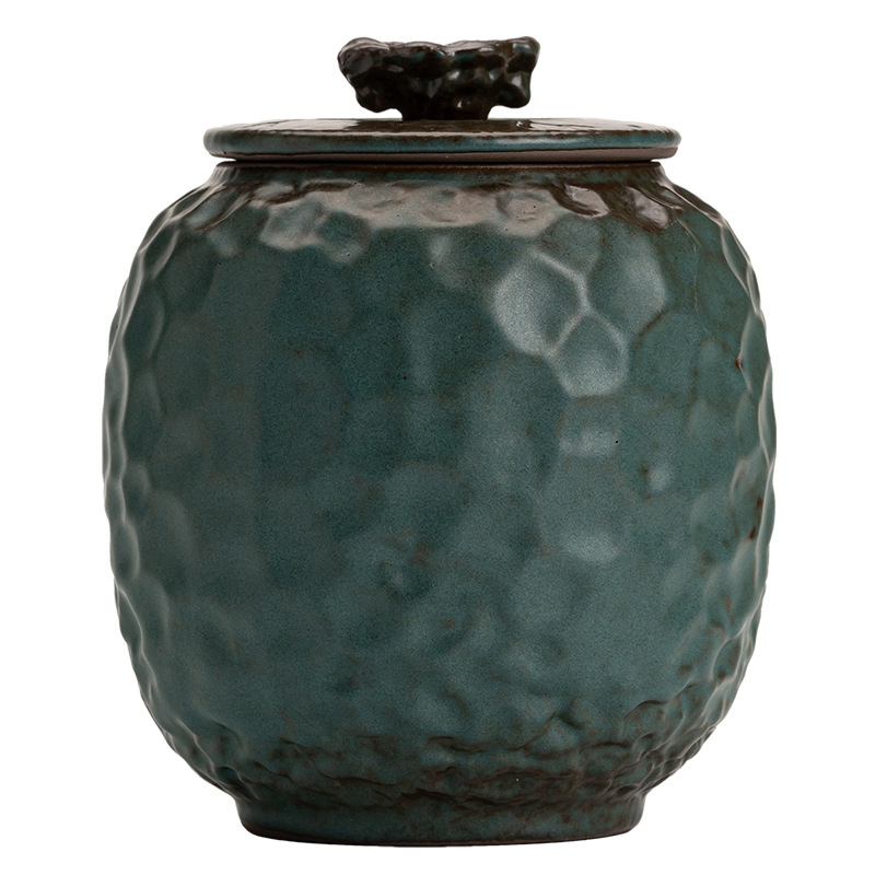 Bình trà đánh thức chưa niêm phong, bình trà gốm sứ Qingye thay đổi lò nung thủ công kiểu Nhật, bộ trà Kung Fu, kho trà Pu'er nhỏ