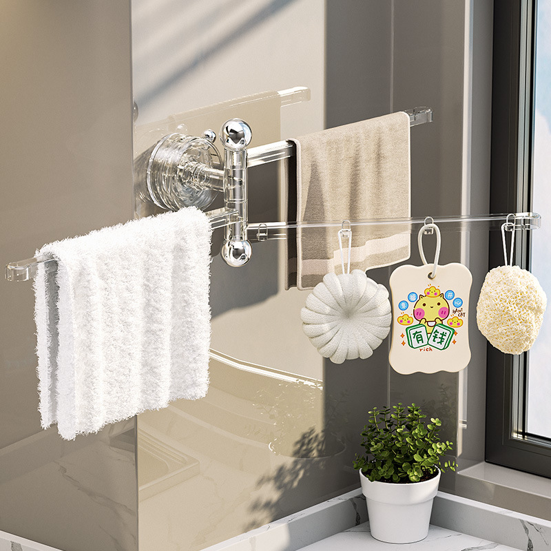 Khay hút khay thoát nước khay đựng xốp đa năng cho nhà bếp khay đựng khăn lau bát đĩa có thể xoay treo tường gia dụng