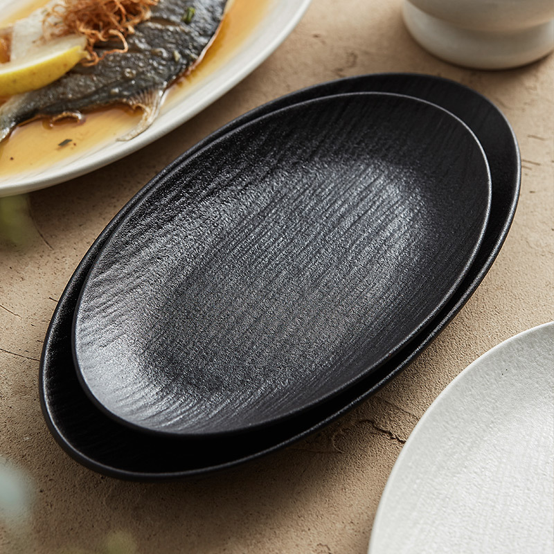 Đĩa Cá Sâu, Đĩa hấp cá gia dụng, bát lớn, Bộ đồ ăn cao cấp nổi tiếng trên mạng mẫu mới sang trọng 2022