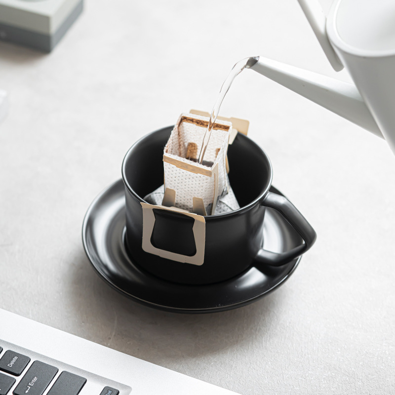 Cốc cà phê gốm Chupu Bộ cốc tinh tế cao cấp cốc nước chuyên dụng có giá trị cao Cốc cảm giác cao cấp cho nữ