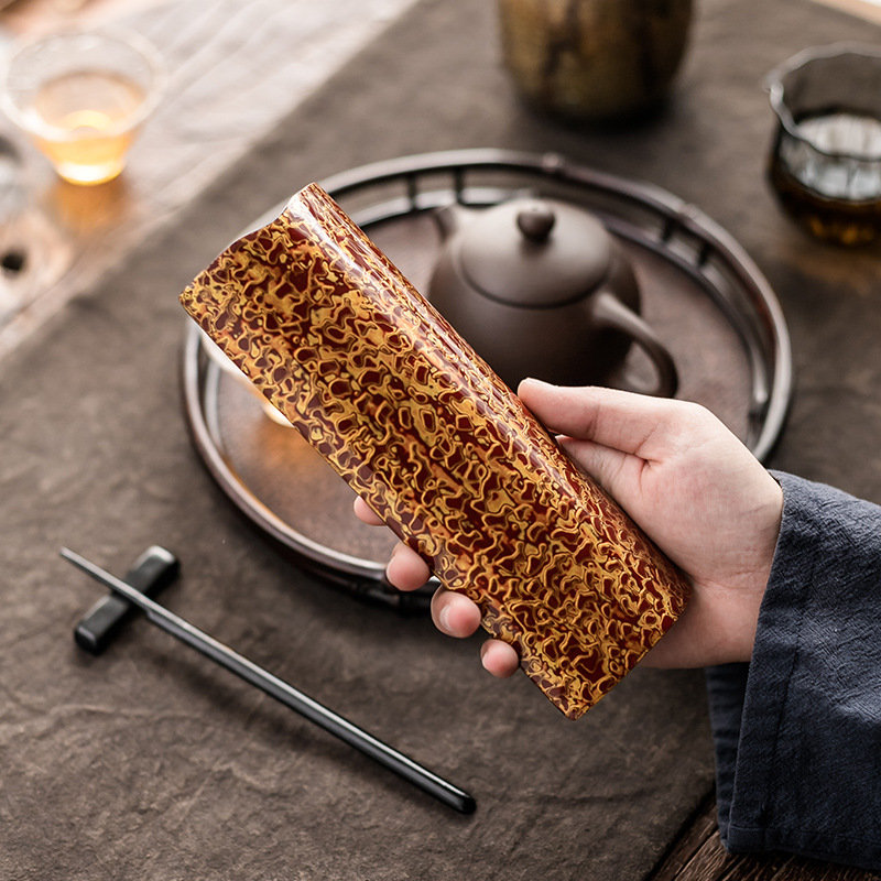 Phụ kiện Bộ trà trà trúc thủ công nguyên chất trà sơn mài lớn phụ kiện trà đạo Kung Fu Thiền gia dụng kiểu Trung Quốc