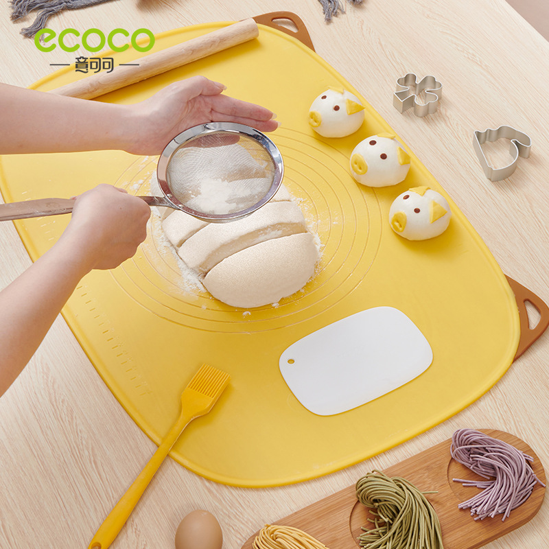 Thảm nhào, Tấm Lót bề mặt bằng Silicone gia dụng cấp thực phẩm, Tấm Lót bề mặt làm bánh bao dày, Tấm Lót bề mặt làm bánh bao, tấm nhựa cán bề mặt