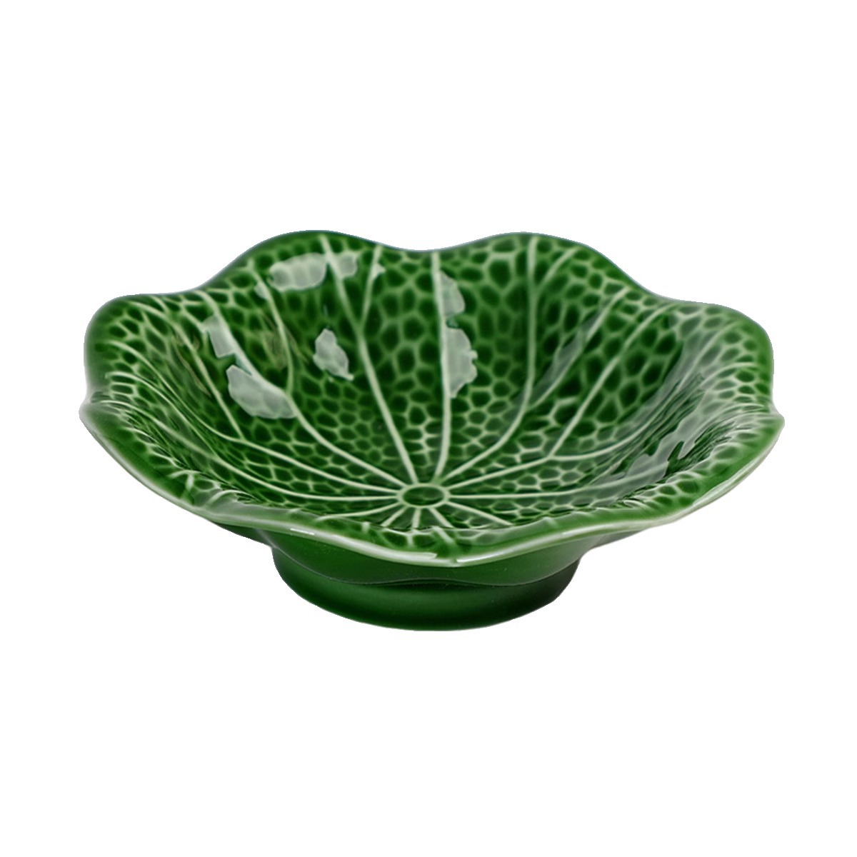 Đĩa cao chân lá sen gốm sứ Đĩa trái cây Đĩa Thiền điềm lành Đĩa giải khát chân cao gia dụng Đĩa thờ Phật kiểu Trung Quốc Bát chấm tâm