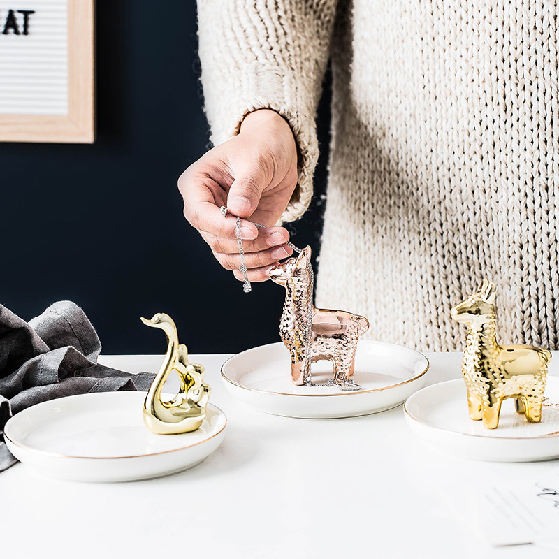 [Giảm giá thông quan đặc biệt] Giá trưng bày đồ trang sức, khay đựng đồ, đạo cụ chụp ảnh, đồ trang trí trang sức phòng ngủ