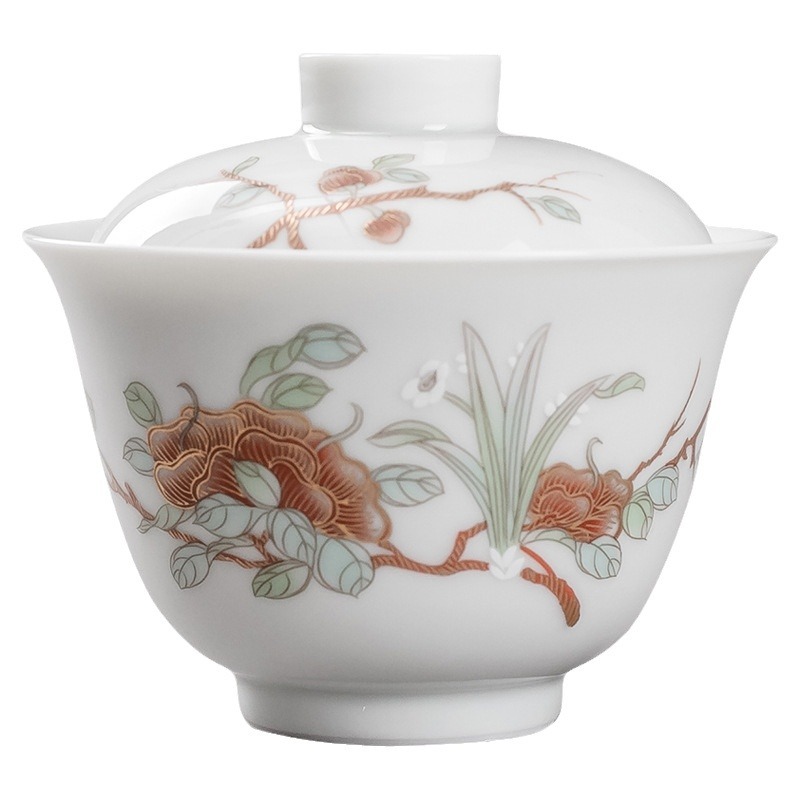 Bán buôn gốm cổ phong cách cổ bát bát trà bát trà bát trà phục trà bát sứ công phu gốm sứ gia dụng kiểu Trung Quốc