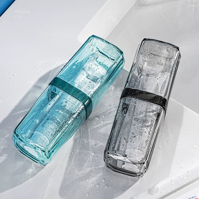 Bộ đồ vệ sinh cá nhân du lịch, cốc đựng nước súc miệng, đồ dùng cần thiết cho du lịch, dụng cụ nha khoa di động, hộp đựng bàn chải đánh răng