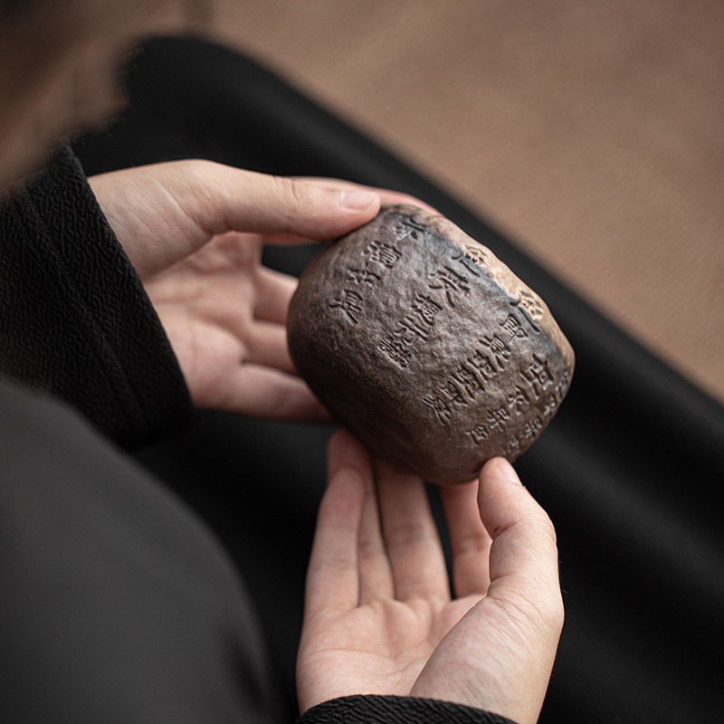 Bộ trà Kung Fu gốm thô thô cốc chủ sở hữu cốc uống trà đơn cốc trà thủ công lớn cốc trà cốc đơn bán buôn