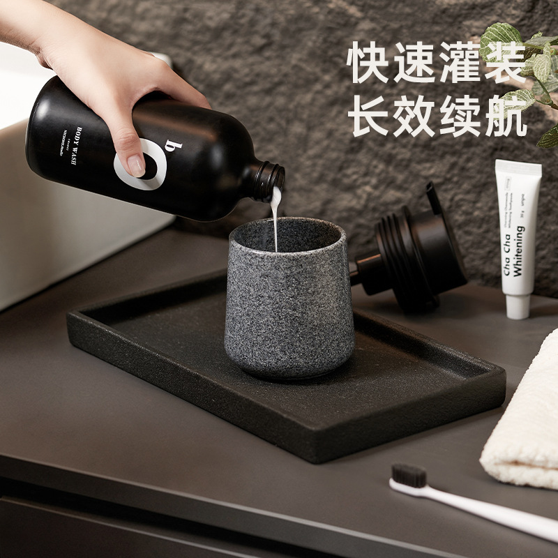 bydoll chai tạo bọt chai nước rửa tay có thể tiếp cận sang trọng retro bọt báo chí chai chai rỗng bọt khách sạn chai nạp lại