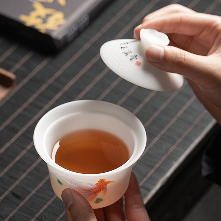 Loại băng, cốc khách di động, Cốc pha trà di động, cốc trà có nắp, Bộ nhỏ, Bộ trà du lịch ngoài trời, hộ gia đình có logo Quà Tặng