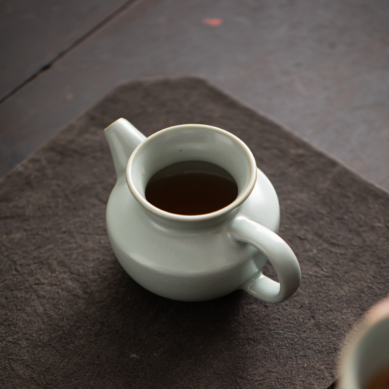 Cốc công tắc Ruci Enron, Bộ trà gốm sứ Kung Fu, dụng cụ chia trà, cốc công cộng cỡ lớn đơn, cốc đồng phục, có thể nâng