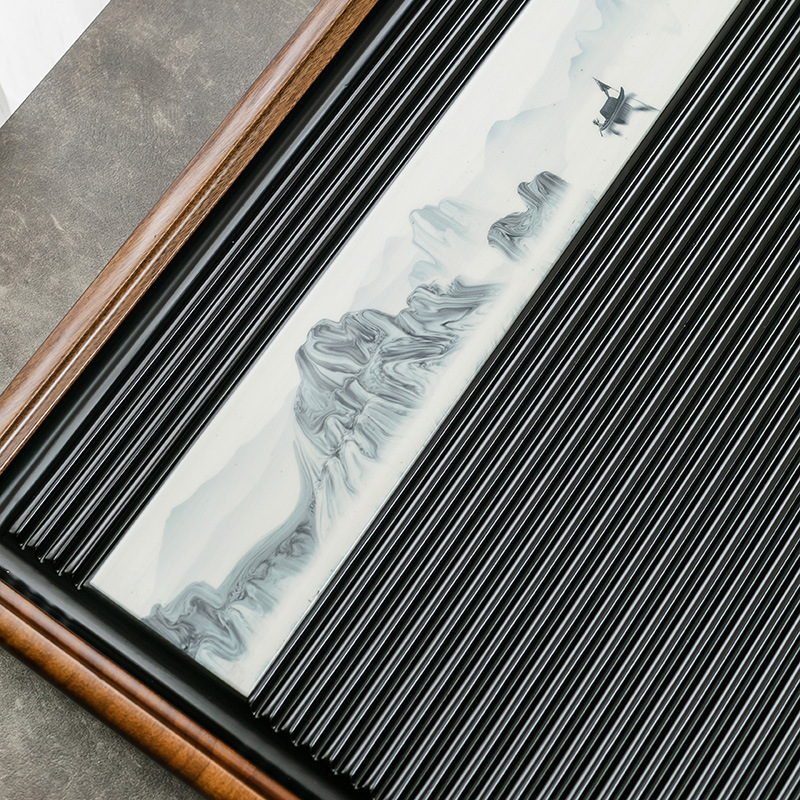 Khay trà gỗ Điện Bàn trà gỗ óc chó Bộ Trà Công Phu đơn giản Khay trà gỗ nhựa Điện