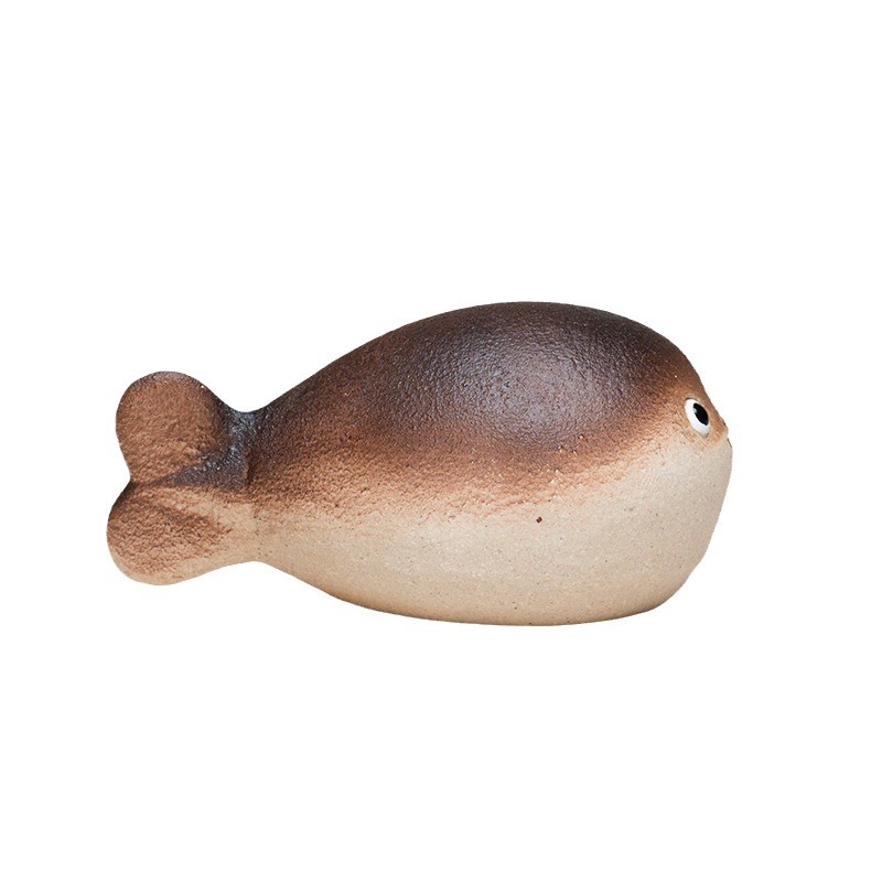 Đồ trang trí rùa đốm Saka thú cưng trà cát tím Nghi Hưng có thể nuôi trà thủ công, bàn trà, gốm sứ trà đạo xung quanh nhà