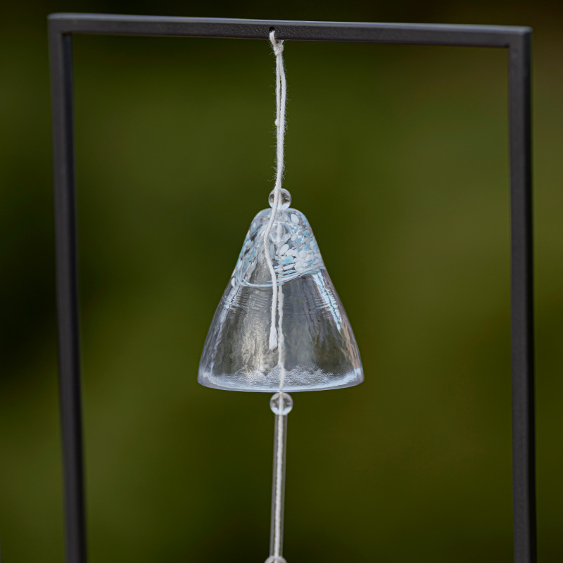 Chuông gió làm thủ công kiểu Nhật Oantang Chuông thủy tinh sân vườn phòng trà B & B trang trí trang trí nhà cửa
