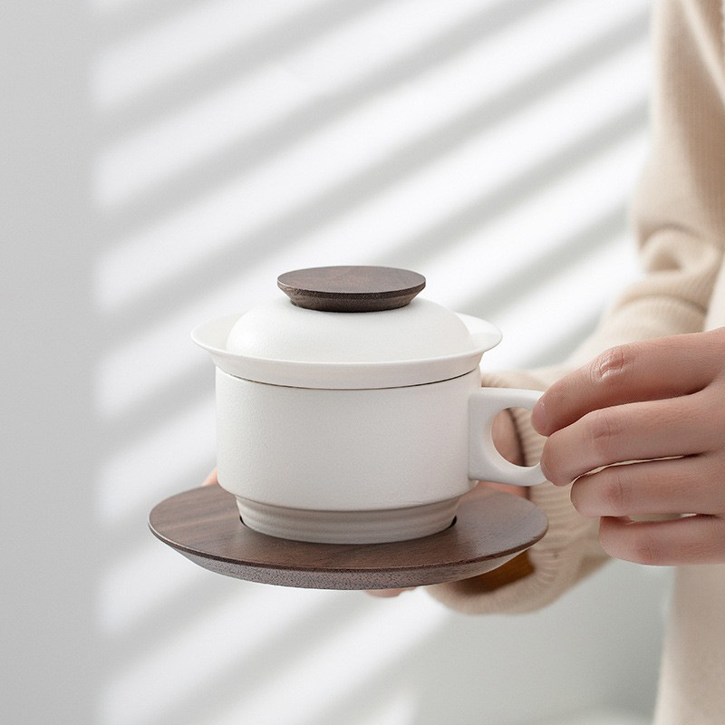 Cốc pha trà tách trà gốm cốc pha trà bộ trà một người cốc trà cà phê cốc uống trà văn phòng cốc nước cốc cà phê