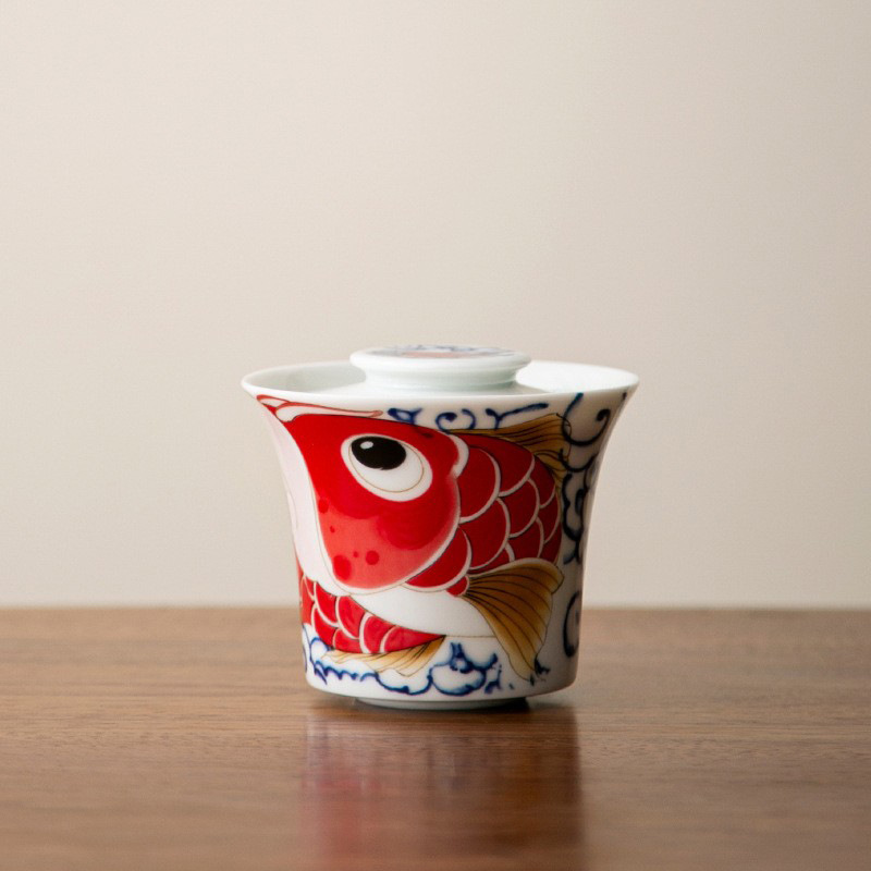 Yingqing Xianglong Nafu Chén trà nắp miễn phí Gốm sứ thủy triều Quốc gia Bát trà tài năng thứ hai Bộ trà Kung Fu Bán buôn trà đơn