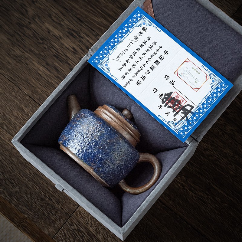 Ấm trà mỏ đá ấm đơn thủ công có lọc gốm sứ cao cấp dụng cụ pha trà Kung Fu đồ pha trà gia dụng dung tích lớn cổ điển