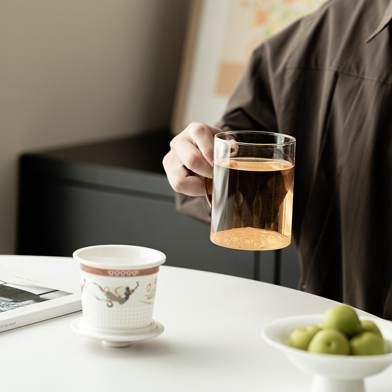 Cốc lọc bay ánh trăng cốc gốm sứ văn hóa và sáng tạo Đôn Hoàng cốc cốc cốc tách nước trà cốc cá nhân cốc nước văn phòng