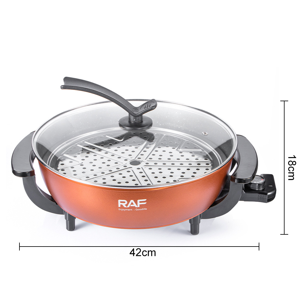 RAF Tiêu chuẩn Châu Âu Đồ nướng gia dụng xuyên biên giới Lẩu nướng tích hợp Nồi nướng đa năng Máy nướng đa năng Lò nướng Lẩu nhỏ