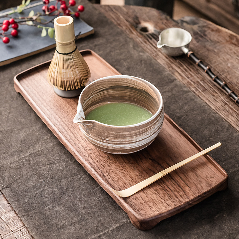 Bộ ấm trà matcha kiểu Nhật, bình trà, cọ matcha tre, Baibenli, bát matcha thiền trà thời Tống