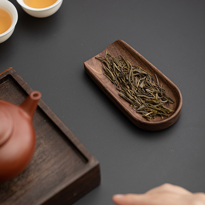 Bộ trà Kung Fu thủ công kiểu Trung Quốc cổ điển tinh tế cao cấp bằng gỗ nguyên khối, phụ kiện trà đạo sáu quý ông