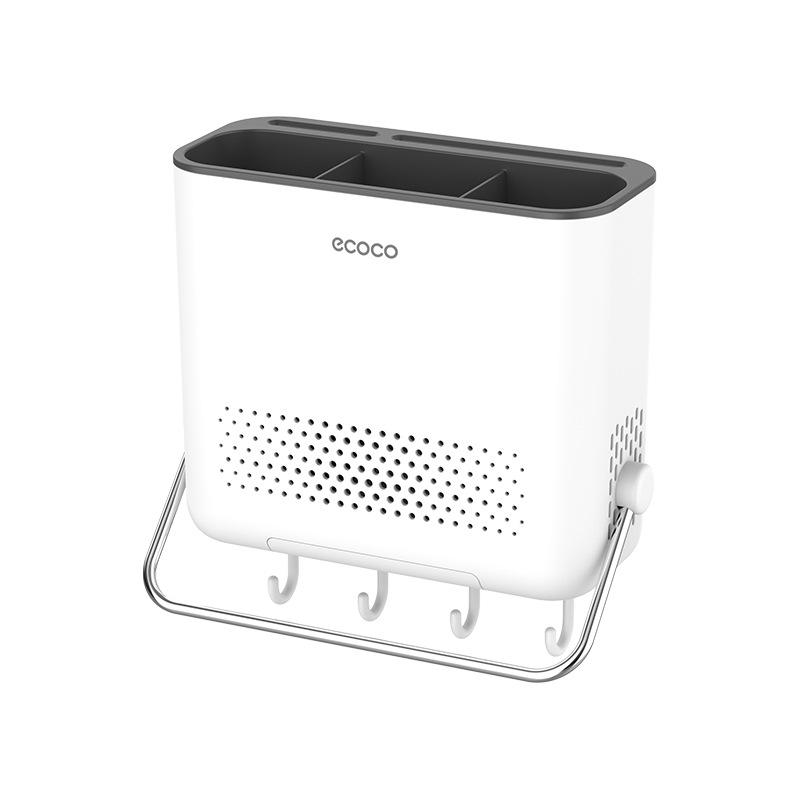 Hộp đựng đũa Giá đựng dao treo tường Giá để bếp Dụng cụ không đục lỗ gia dụng Giá đựng đũa