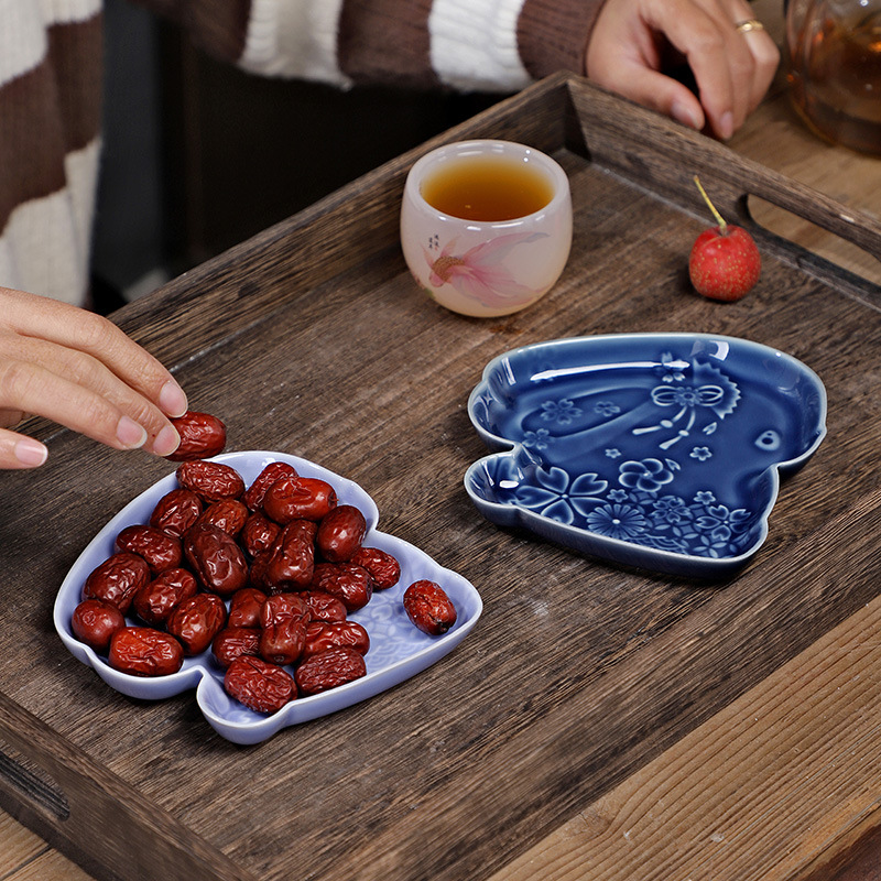 Đĩa ăn vặt Thỏ Gốm sứ Đĩa trái cây sáng tạo gia dụng Đĩa ăn vặt Đĩa ăn vặt Đĩa ăn vặt Đĩa ăn vặt Bánh ngọt Đĩa ăn kèm