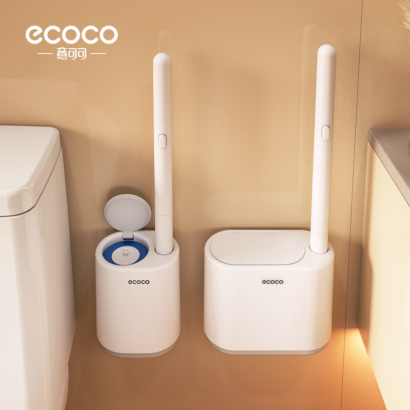 Bàn chải nhà vệ sinh dùng một lần kiểu treo tường nhà vệ sinh gia đình không góc chết bàn chải vệ sinh nhà vệ sinh 2023 thần thánh mẫu mới