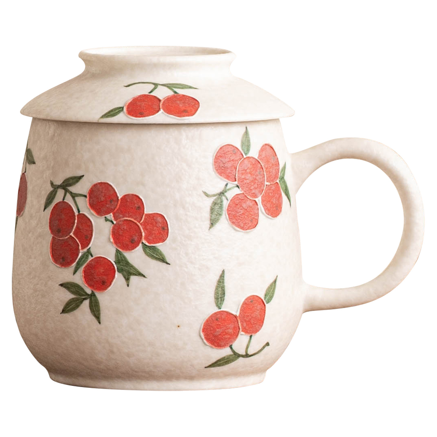 Cốc trà trắng mỏ đá cốc gốm sứ cốc pha trà văn phòng có nắp cốc uống nước tinh tế cốc uống nước cá nhân