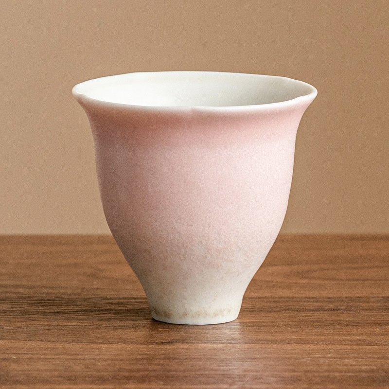 Cốc trà biến đổi lò Macaron Charm Purple Flower God Cup Bộ trà khách sạn gia đình Kung Fu Trà cốc chủ nhân tách trà