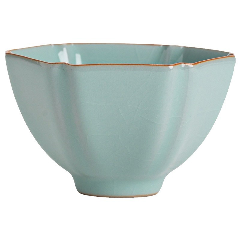 Cốc trà sứ Ruhu Lò gốm sứ lớn cốc chủ sở hữu cốc trà đơn cá nhân có thể được mở và giữ