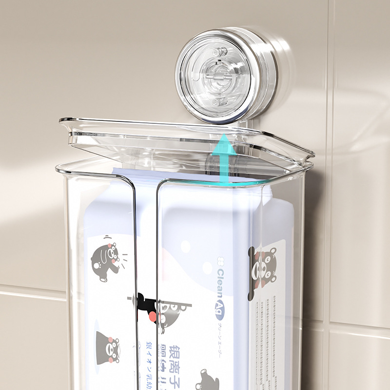 Hộp đựng khăn giấy cốc hút treo tường khăn giấy vệ sinh treo tường hộp đựng khăn giấy vệ sinh