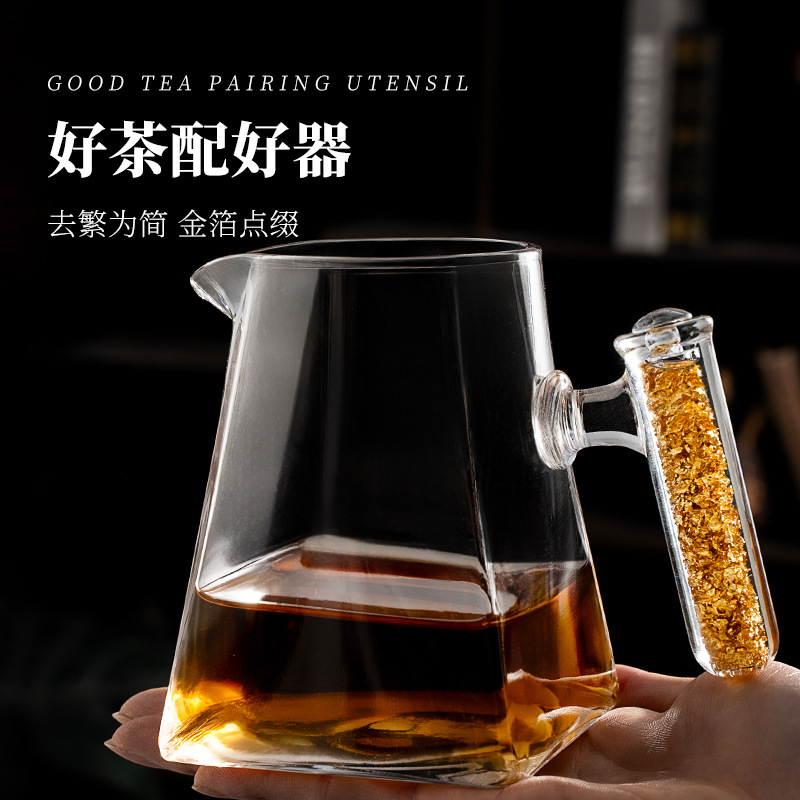 Kính chịu nhiệt công bằng cốc lọc trà dày tách trà tách nước trà cao cấp ấm trà tách nước trà ấm trà