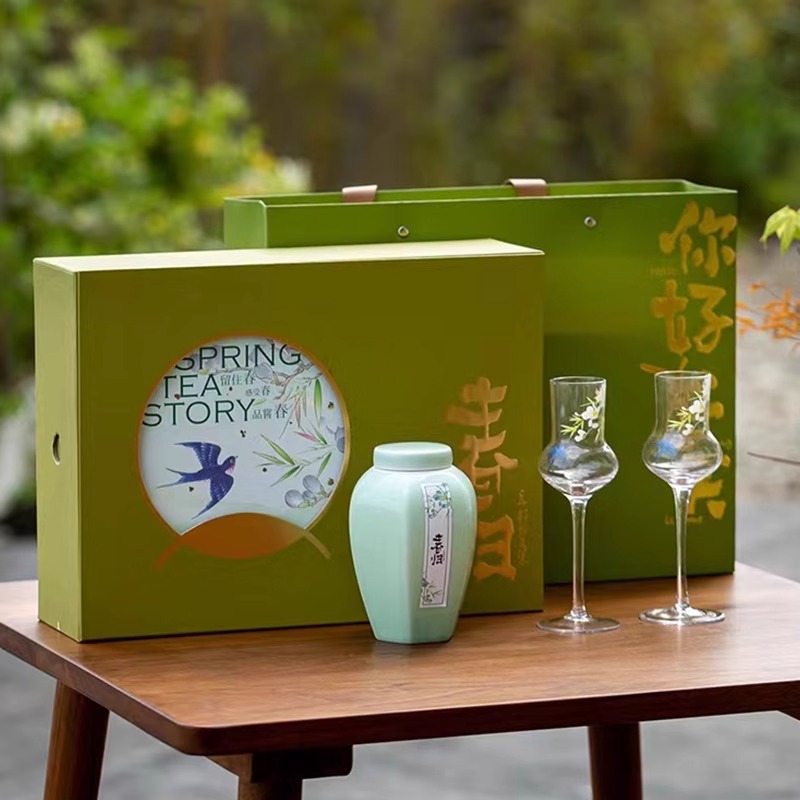 Cốc nước văn phòng cốc thủy tinh nước uống nhiệt độ cao gia dụng trà thơm cốc trà xanh giá trị cao Bộ trà phòng khách