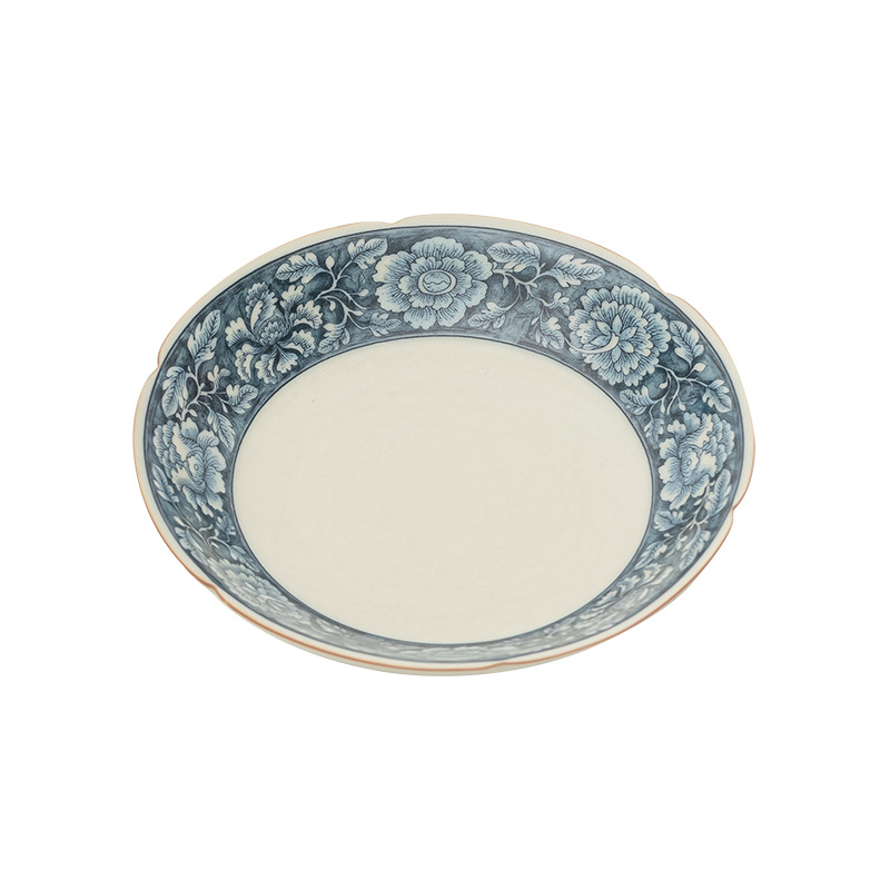 Ấm ren lò Fanhua Ru, bộ trà gốm sứ thủ công gia dụng, khay trà, khay trái cây, phụ kiện bộ trà sáng tạo