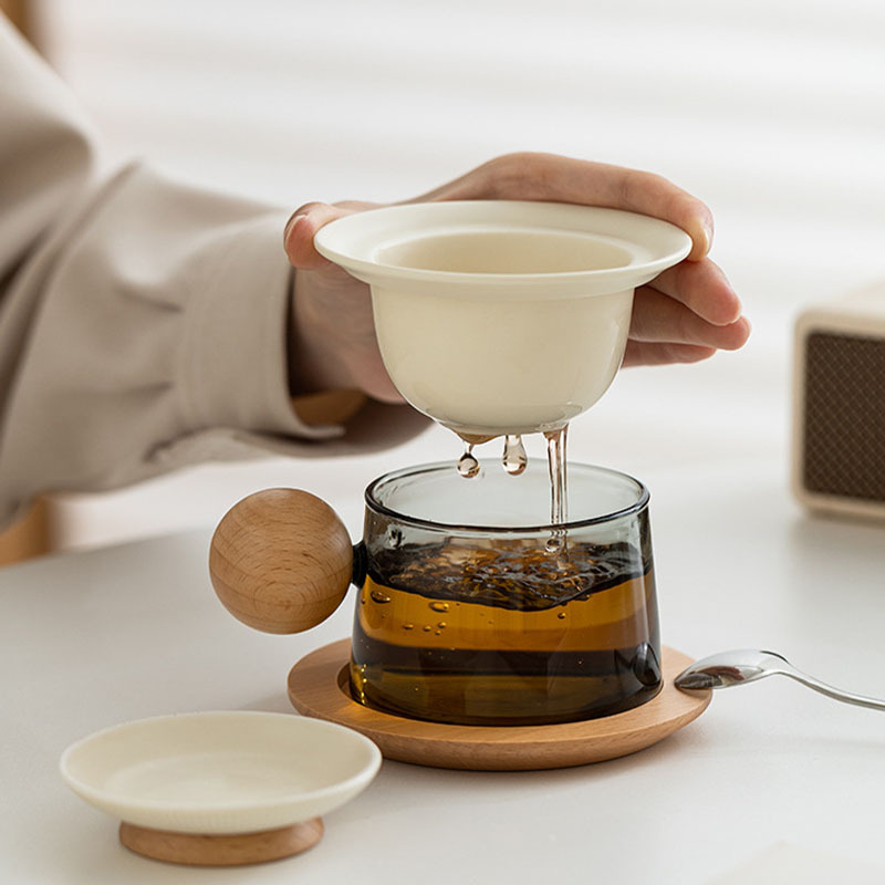 Trà văn hóa và sáng tạo, tách trà, tách thủy tinh, tách trà, tách trà, tách cà phê, cốc nước quà tặng