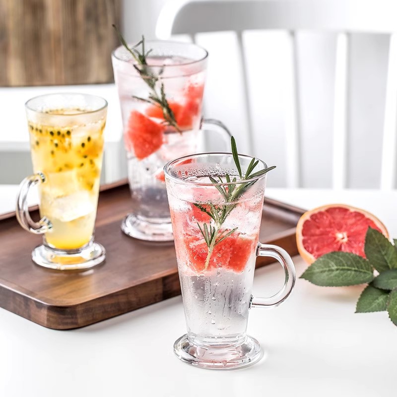 [Giảm giá thông quan đặc biệt] Cốc bia thủ công cốc thủy tinh sáng tạo gia dụng cốc cốc đựng bia tươi dung tích lớn